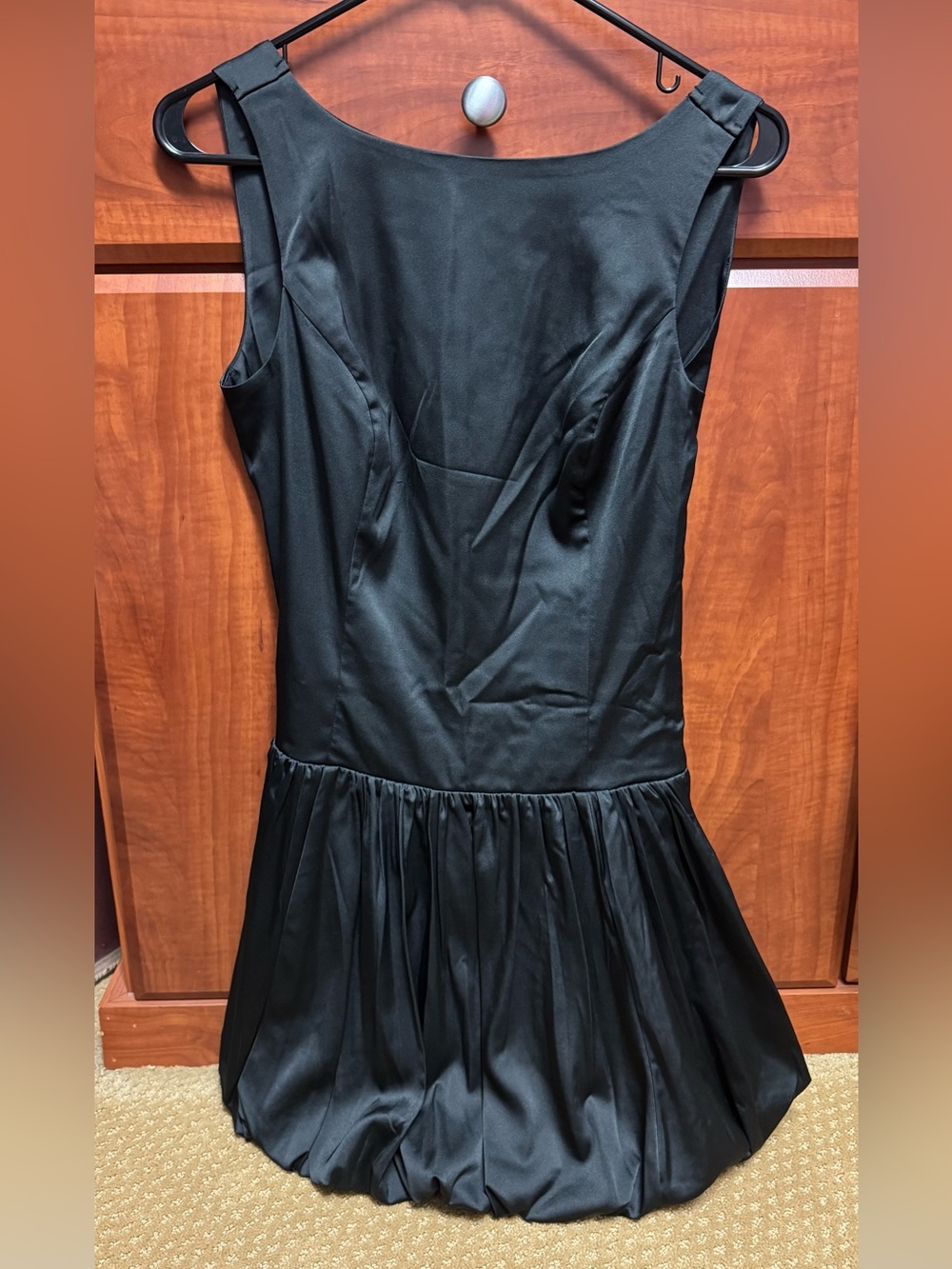 Abercrombie Black Sleeveless Drop-Waist Bubble Dress